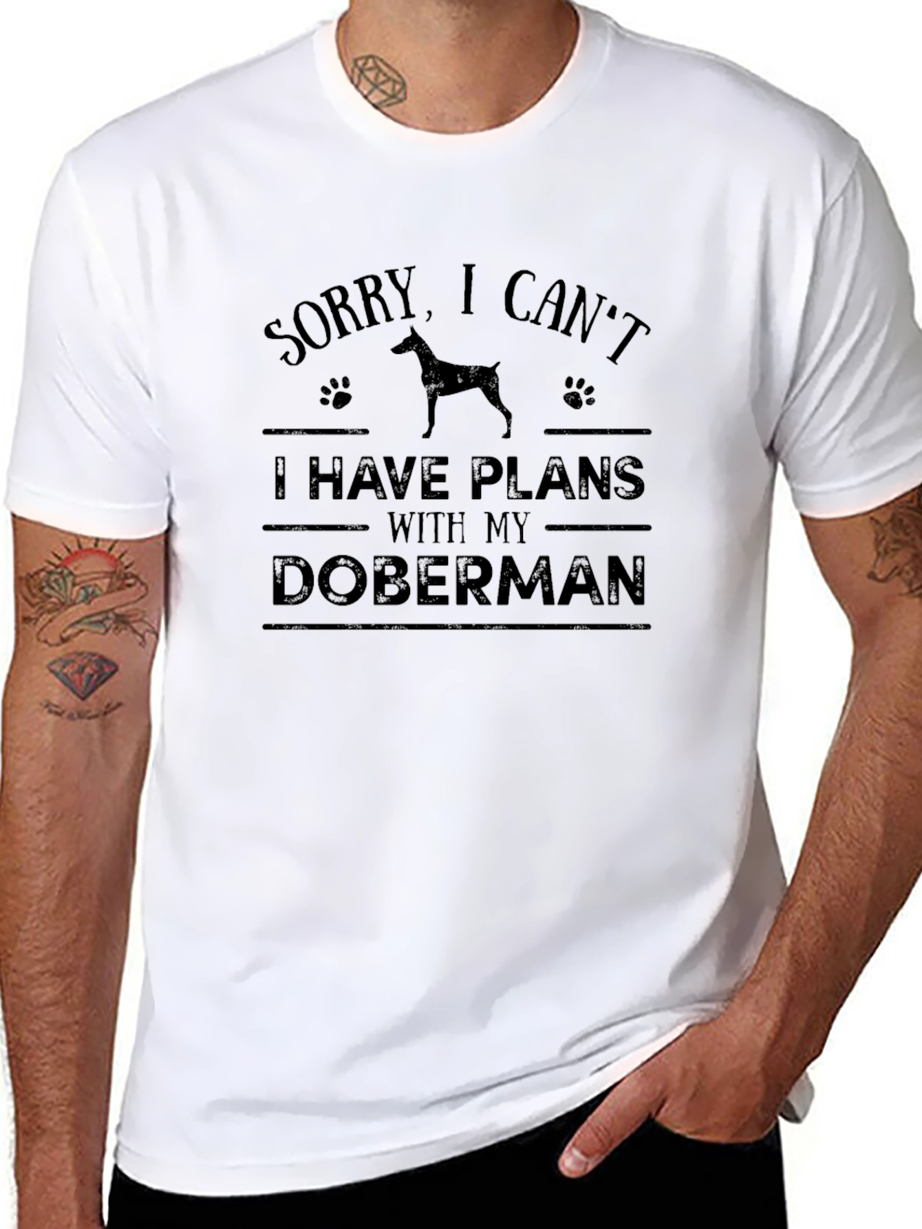 Doberman Plans Graphic T-Shirt