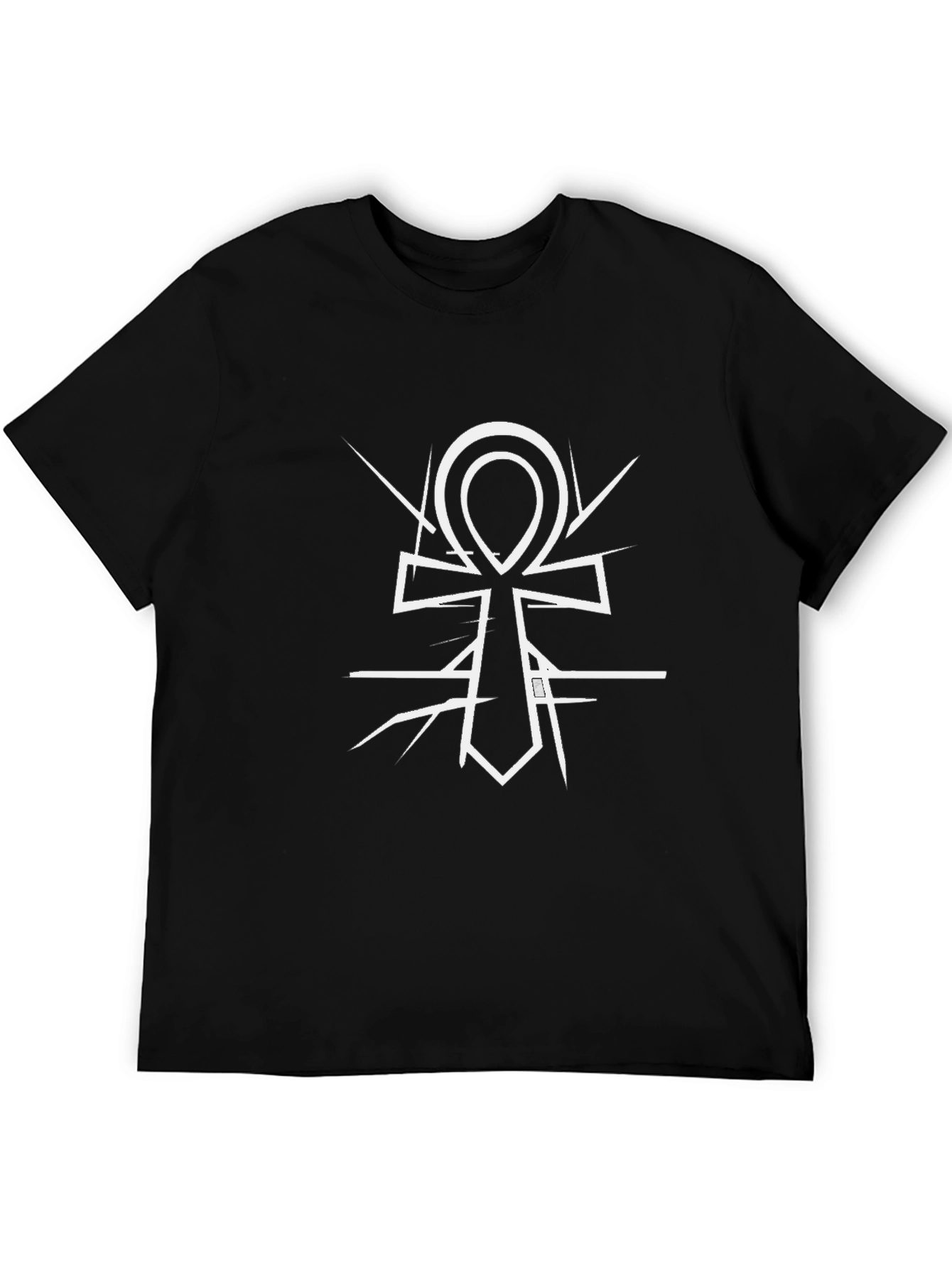 Ankh Graphic T-Shirt - Bold Egyptian Symbol