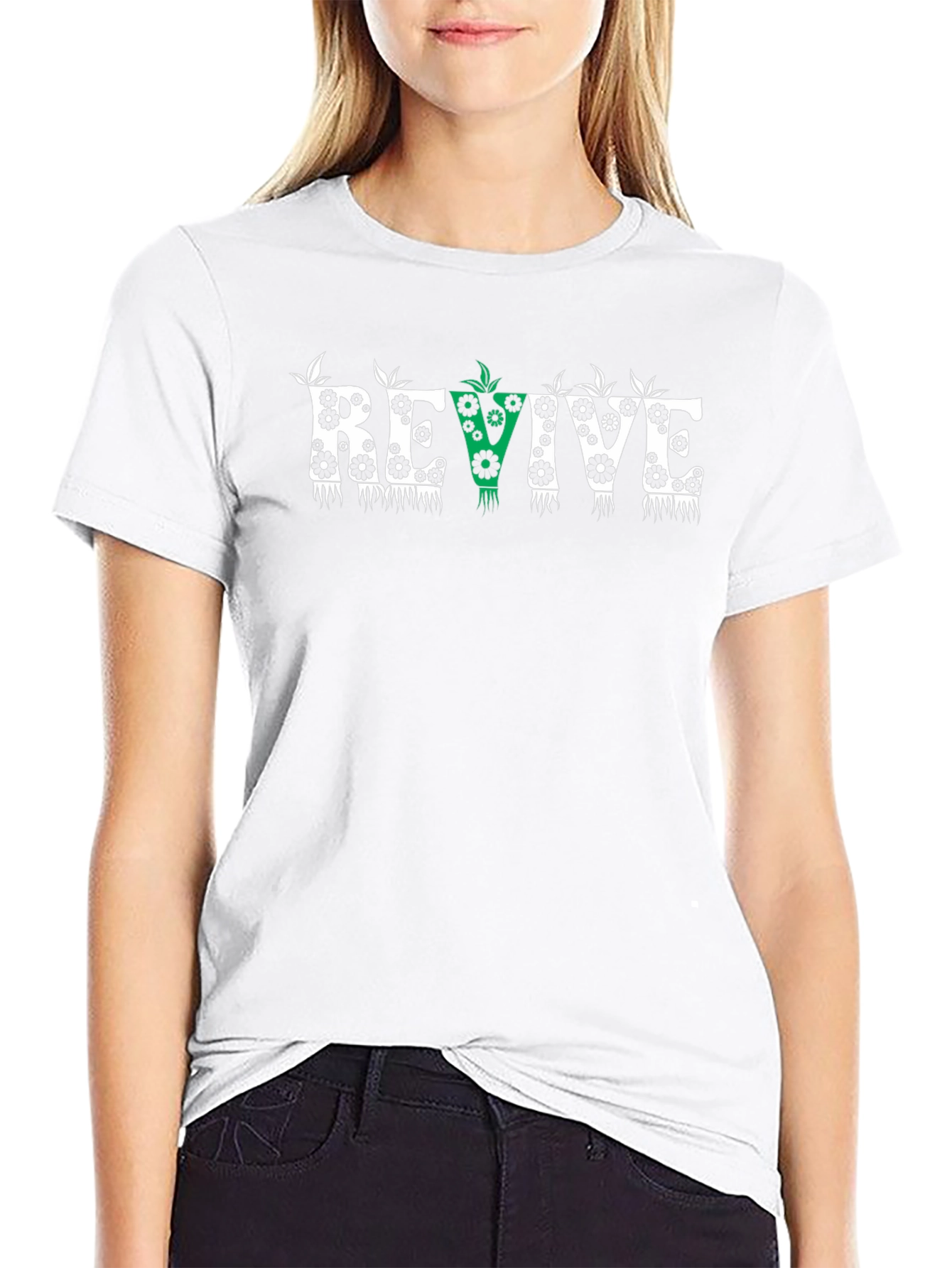Revive Black Graphic T-Shirt