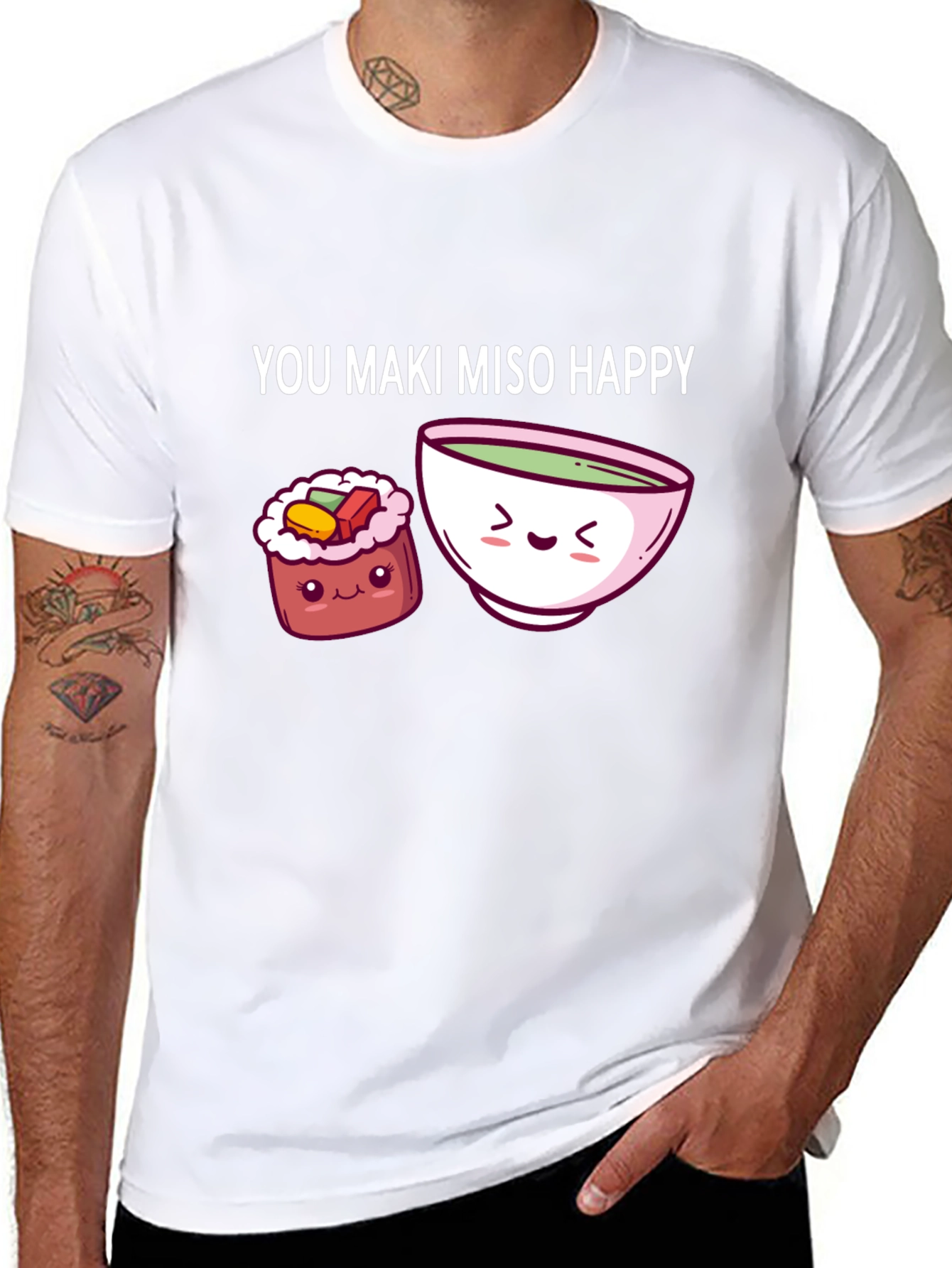 You Maki Miso Happy Graphic T-Shirt