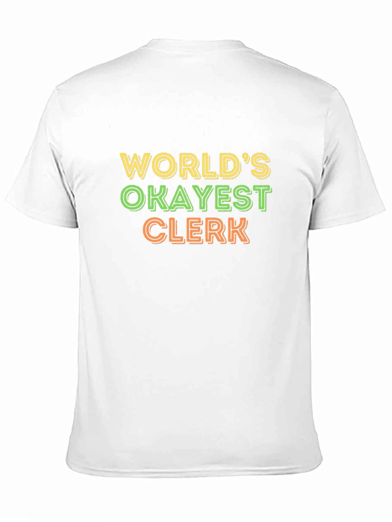 Worlds Okayest Clerk Graphic Tee