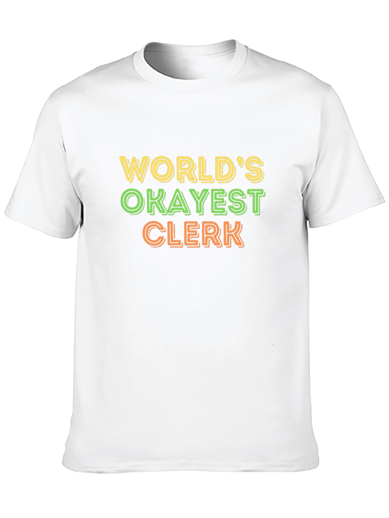 Worlds Okayest Clerk Graphic Tee