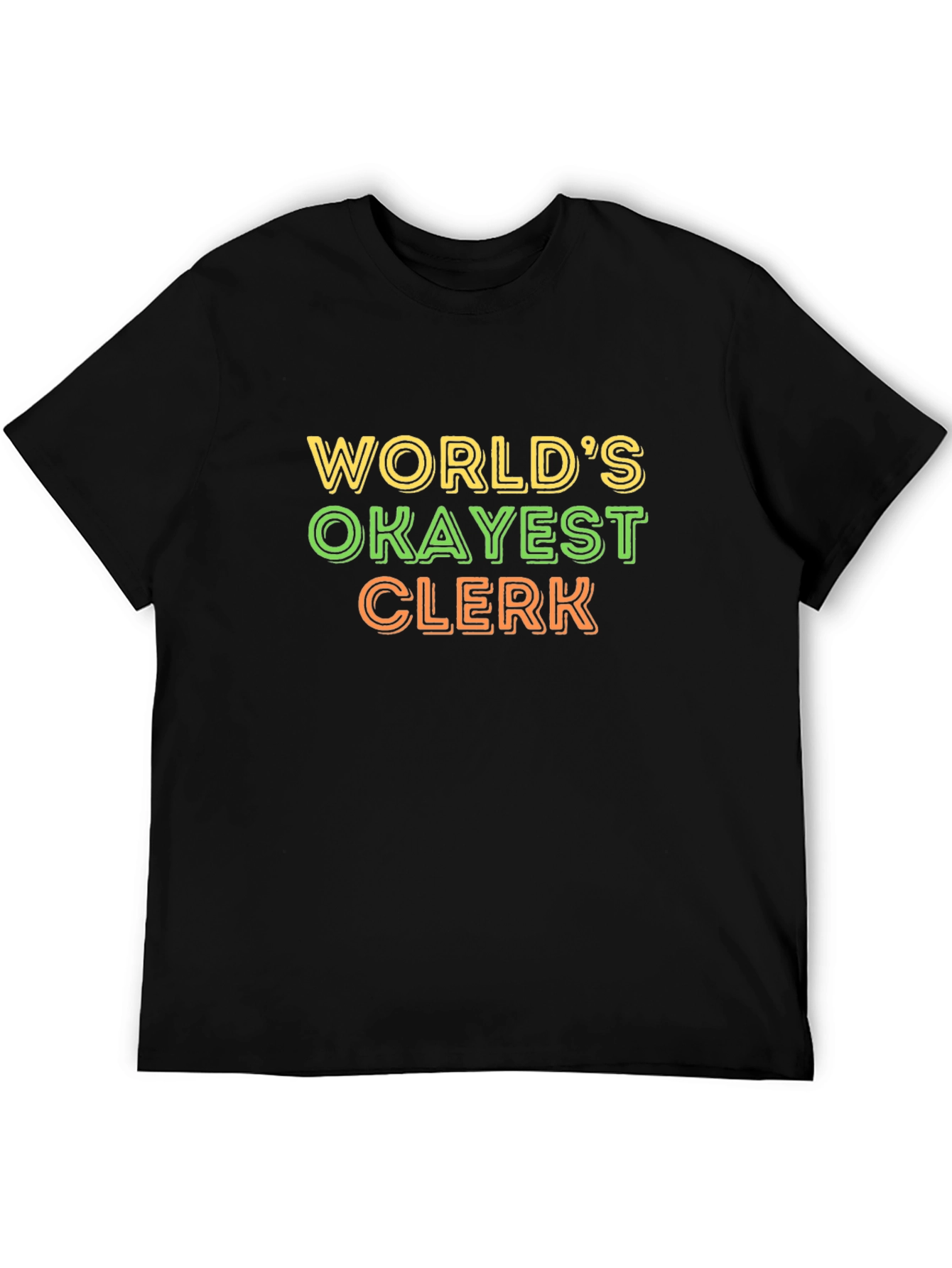 Worlds Okayest Clerk Graphic Tee