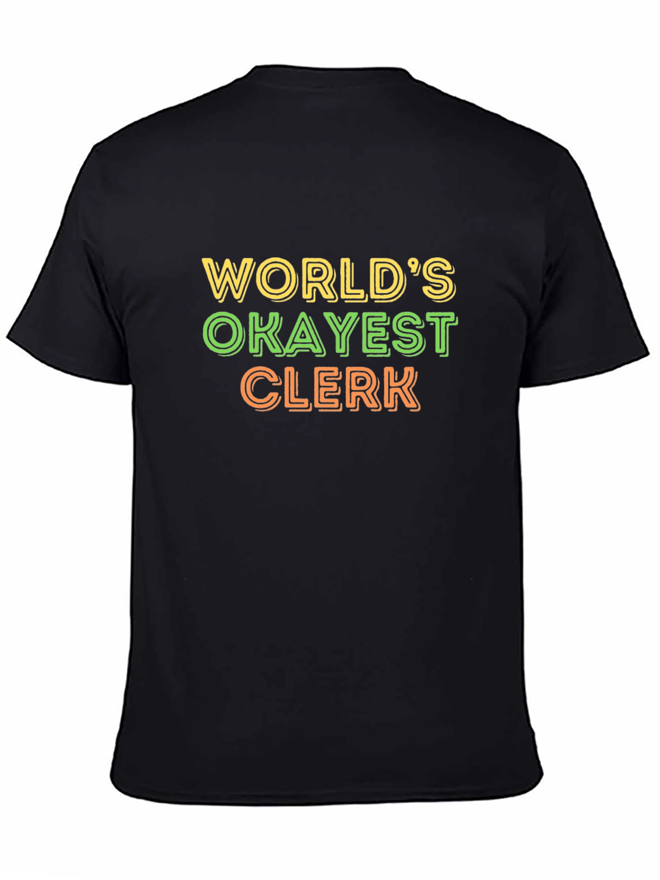Worlds Okayest Clerk Graphic Tee