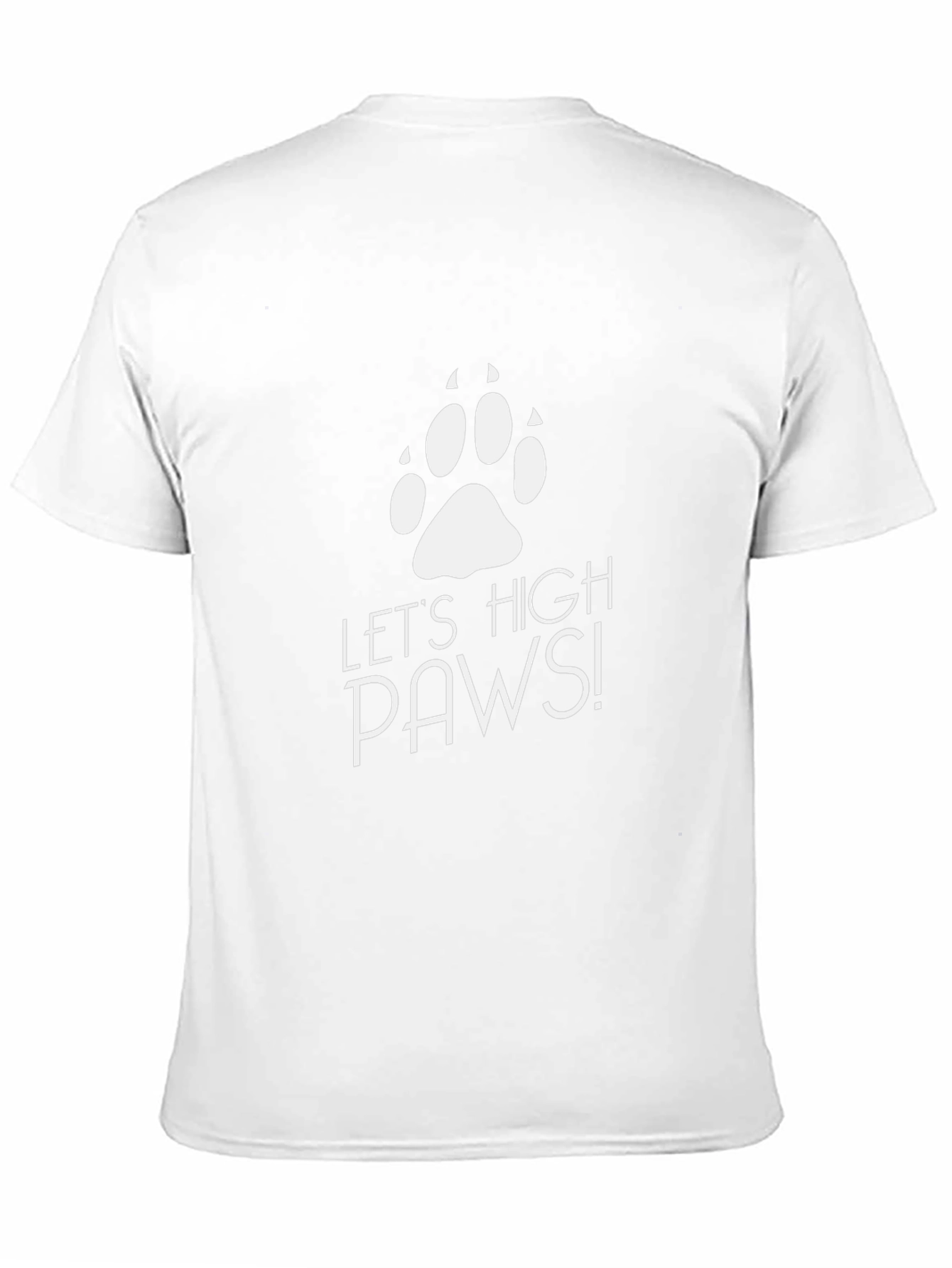 Lets High Paws Black T-Shirt
