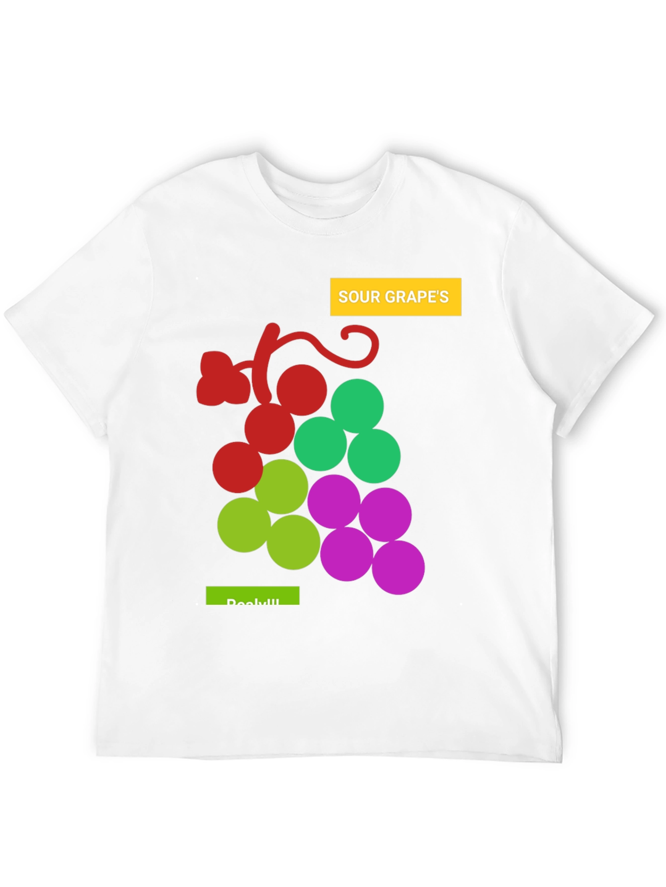 Sour Grapes Graphic Tee - Unisex Black T-Shirt