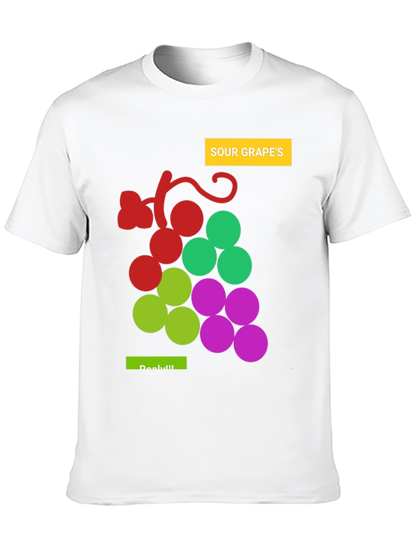 Sour Grapes Graphic Tee - Unisex Black T-Shirt