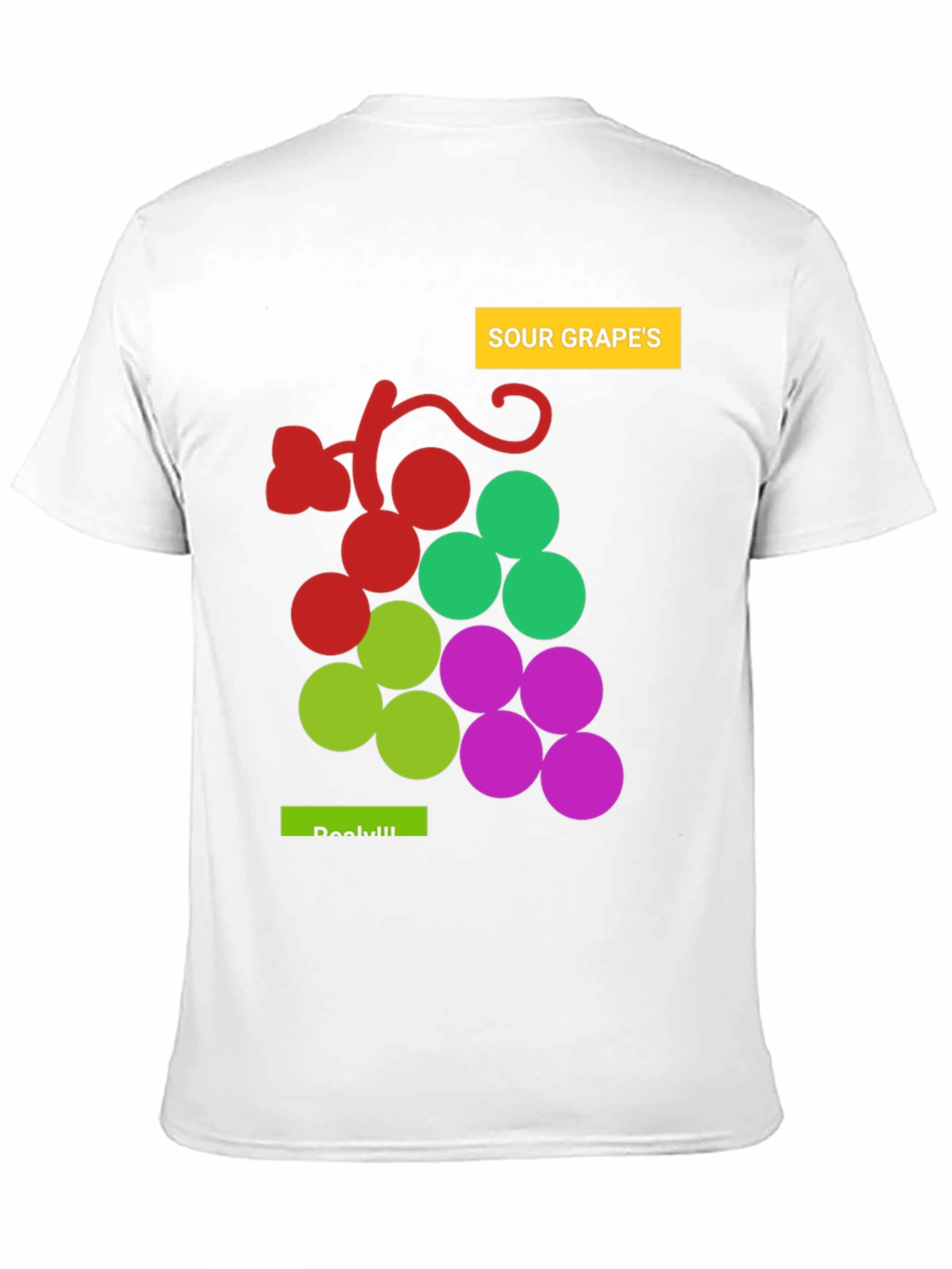 Sour Grapes Graphic Tee - Unisex Black T-Shirt