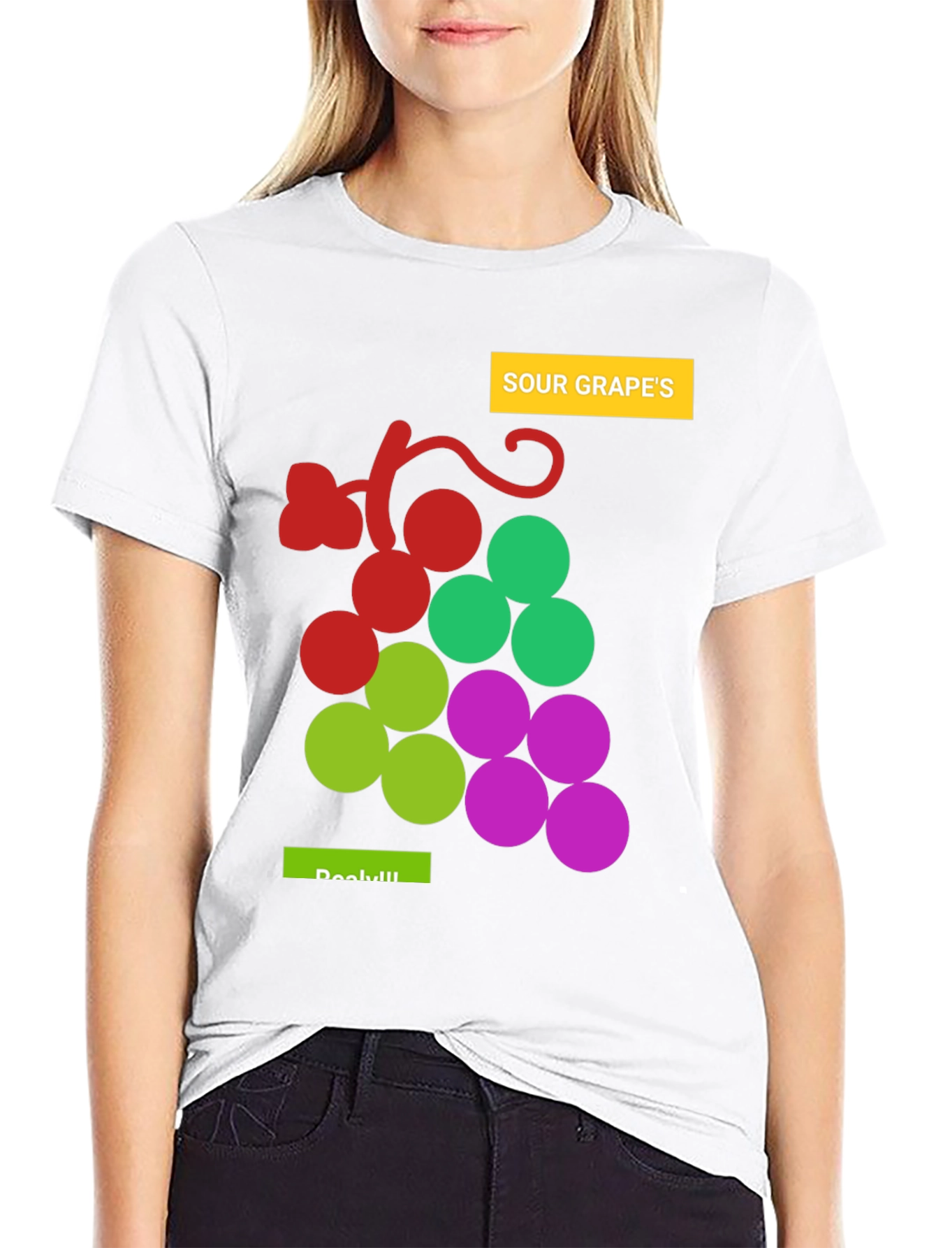 Sour Grapes Graphic Tee - Unisex Black T-Shirt