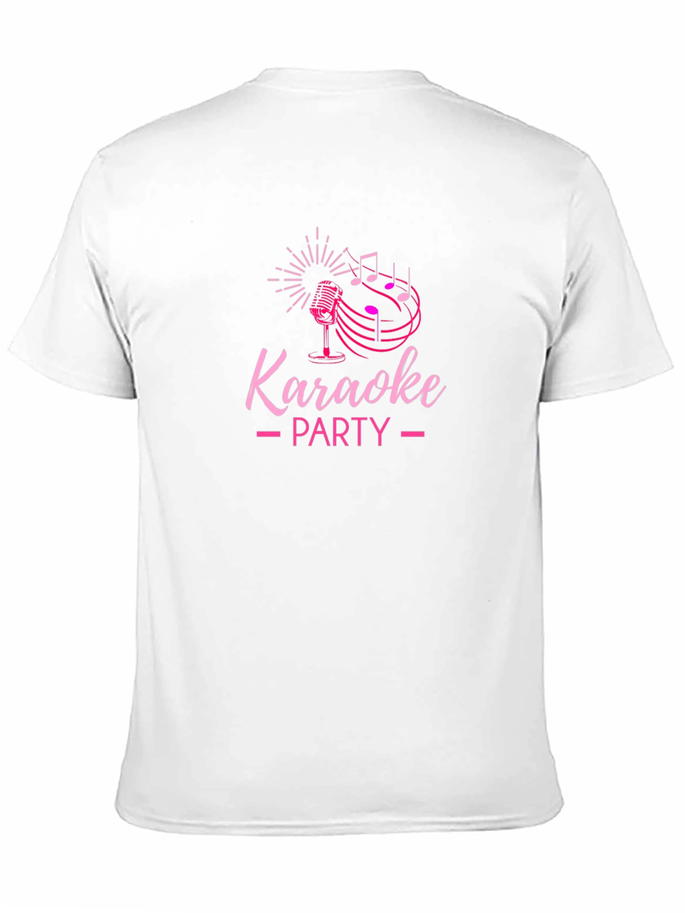 Karaoke Party Graphic Tee - Black Cotton T-Shirt