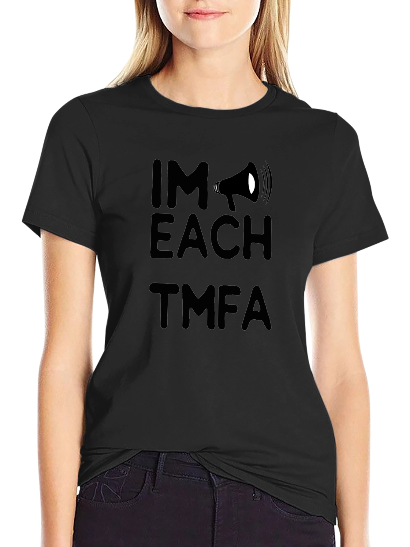 IMPEACH TMFA Black T-Shirt