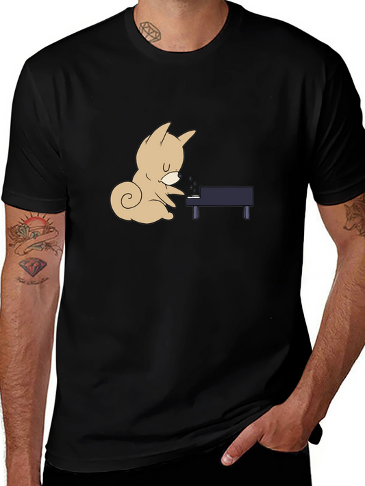 Piano Squirrel T-Shirt - Cute Music Lover Tee