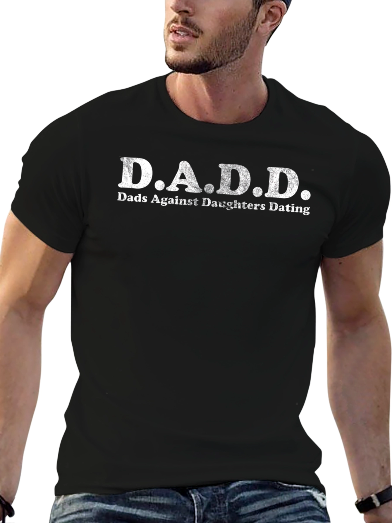 D.A.D.D. Mens Graphic T-Shirt - Dads Against Daughters Dating