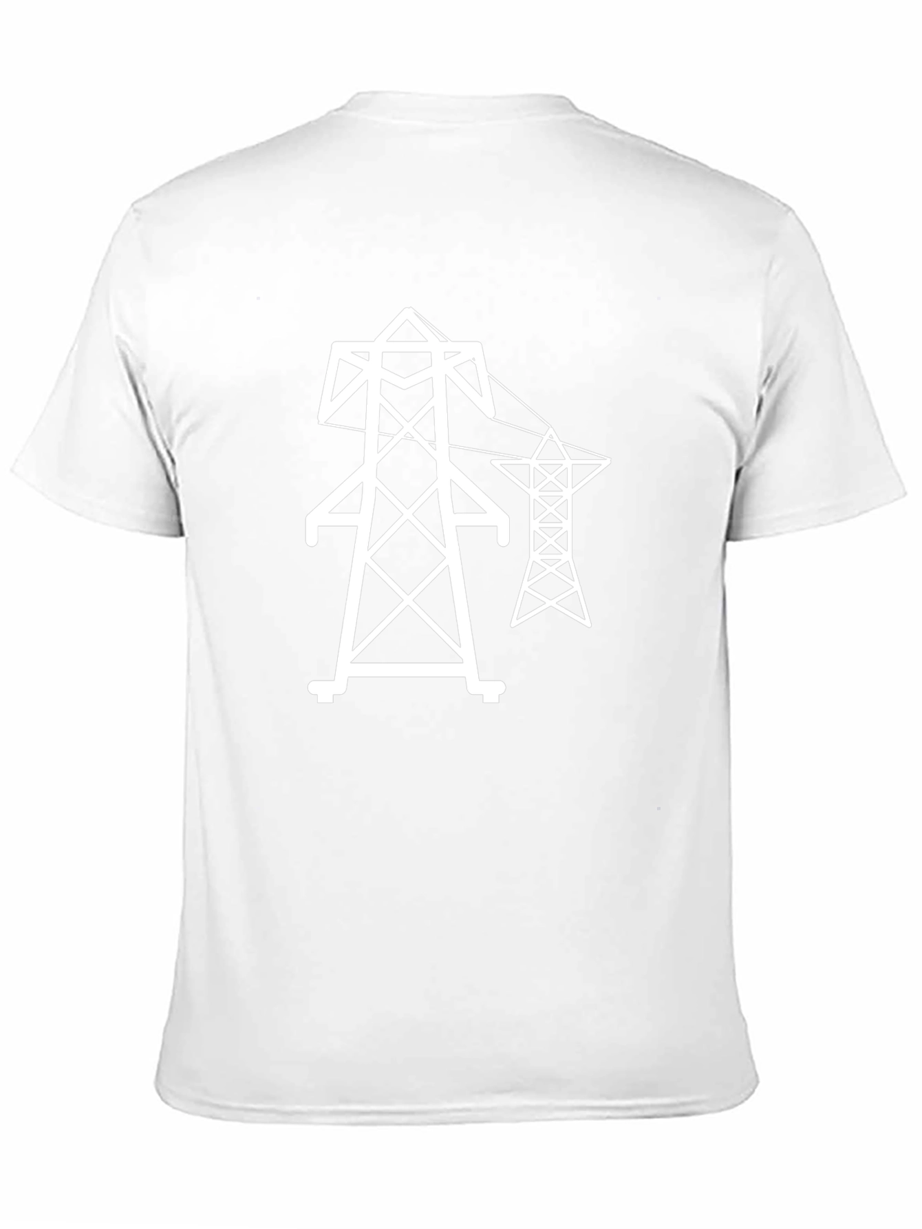 Electric Tower Graphic Tee - Black Cotton T-Shirt