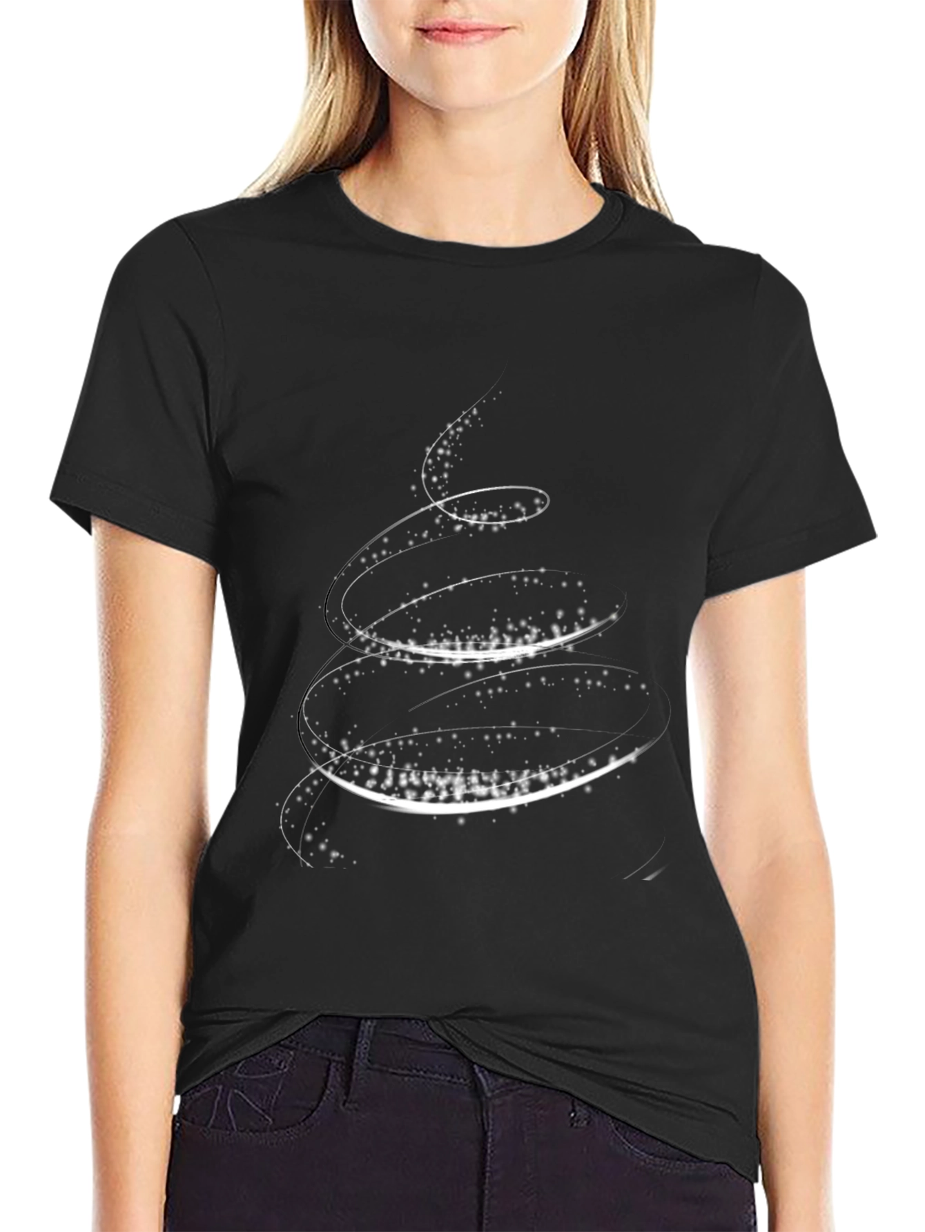 Sparkling Christmas Tree Graphic Tee