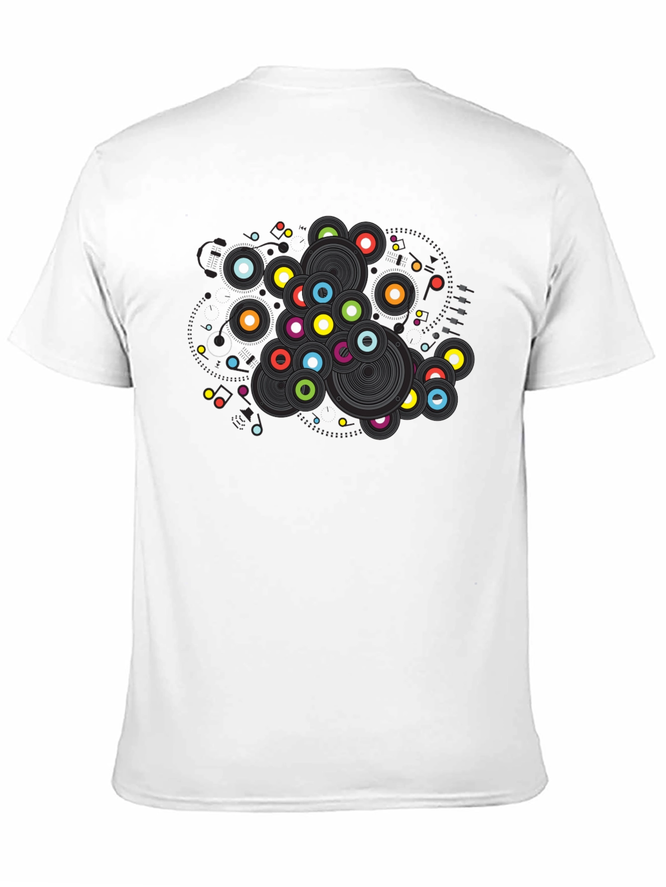 Vibrant Retro Record T-Shirt