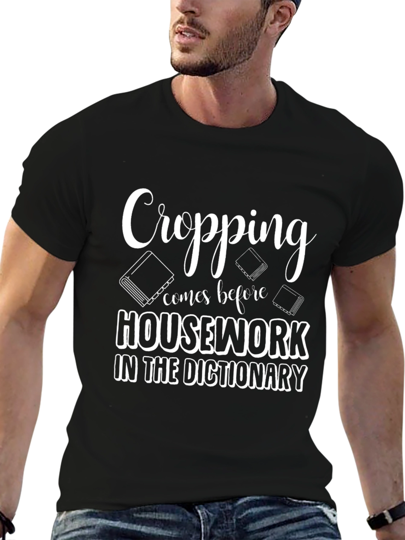 Cropping Before Housework T-Shirt