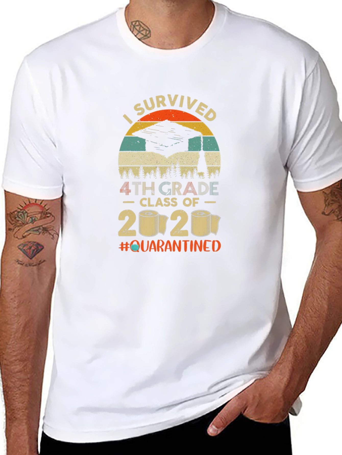 I Survived 4th Grade Class of 2020 T-Shirt