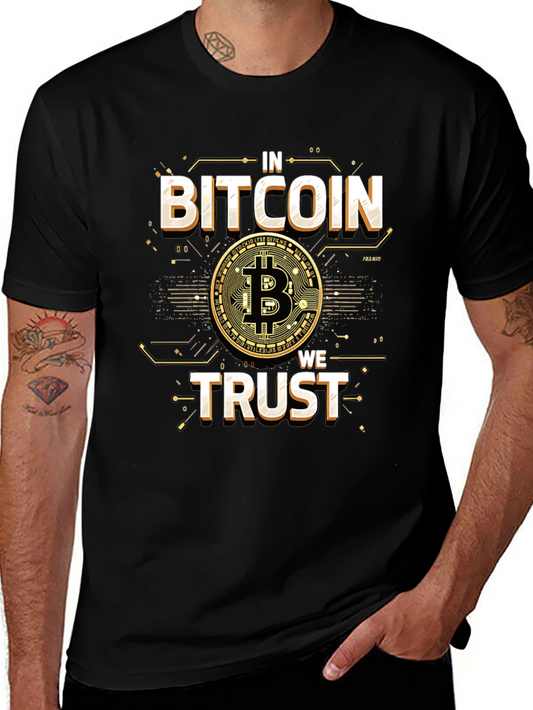 In Bitcoin We Trust T-Shirt Crypto Tee