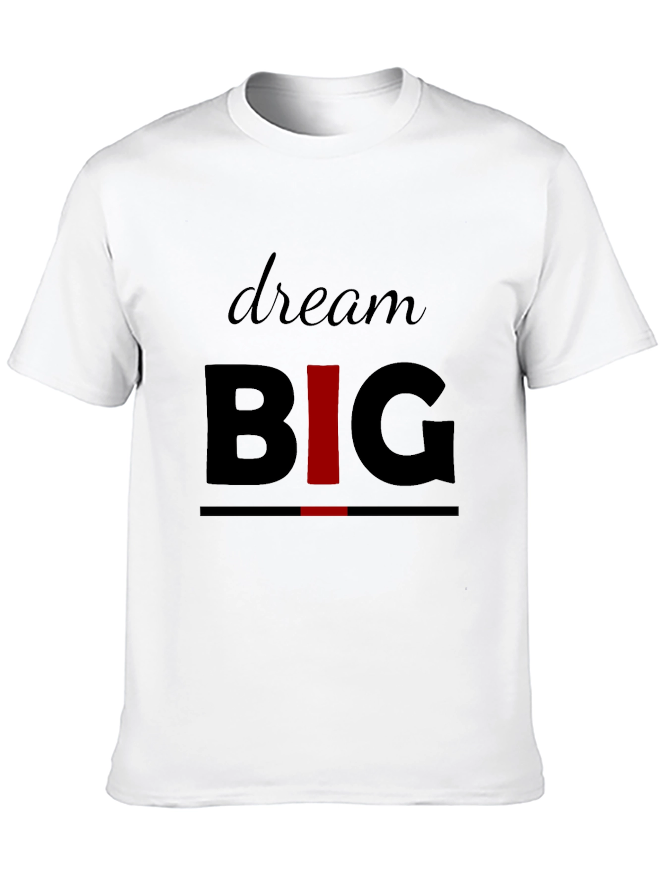 Dream Big Graphic Print T-Shirt for Men