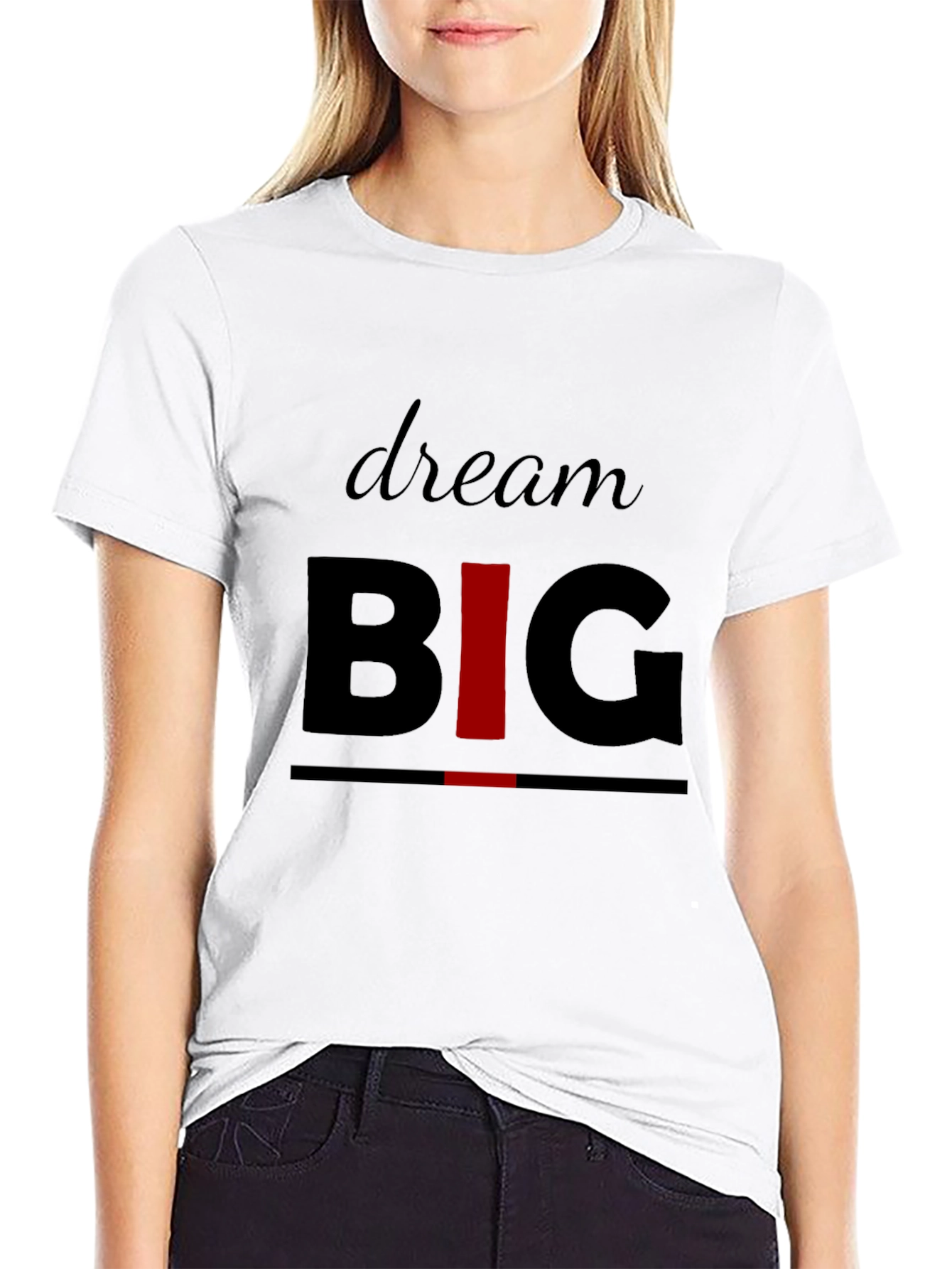 Dream Big Graphic Print T-Shirt for Men
