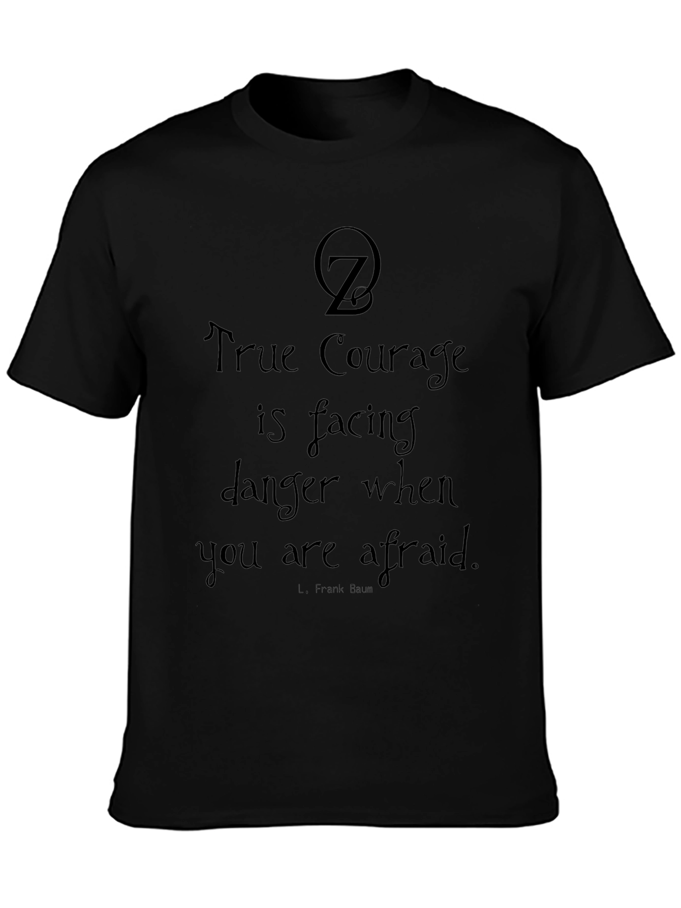 True Courage Graphic Tee - Black