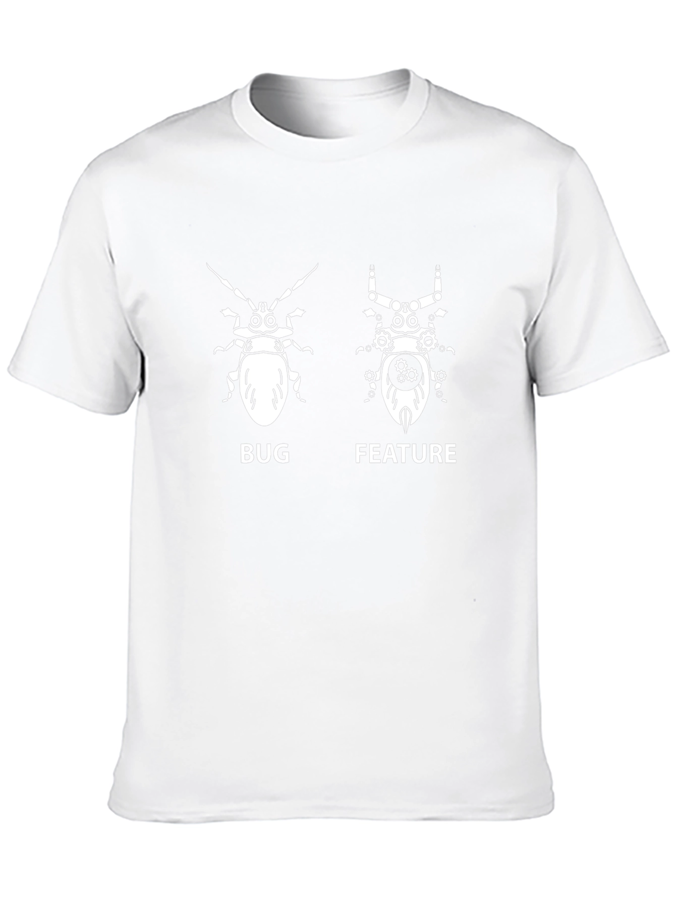 Bug vs Feature Programmer Humor T-Shirt