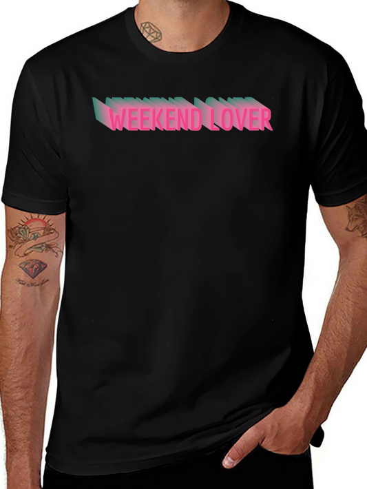 Weekend Lover Graphic Tee - Soft Cotton Blend