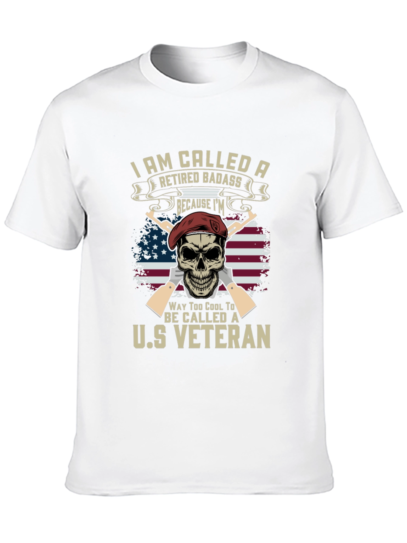 Retired Badass US Veteran T-Shirt