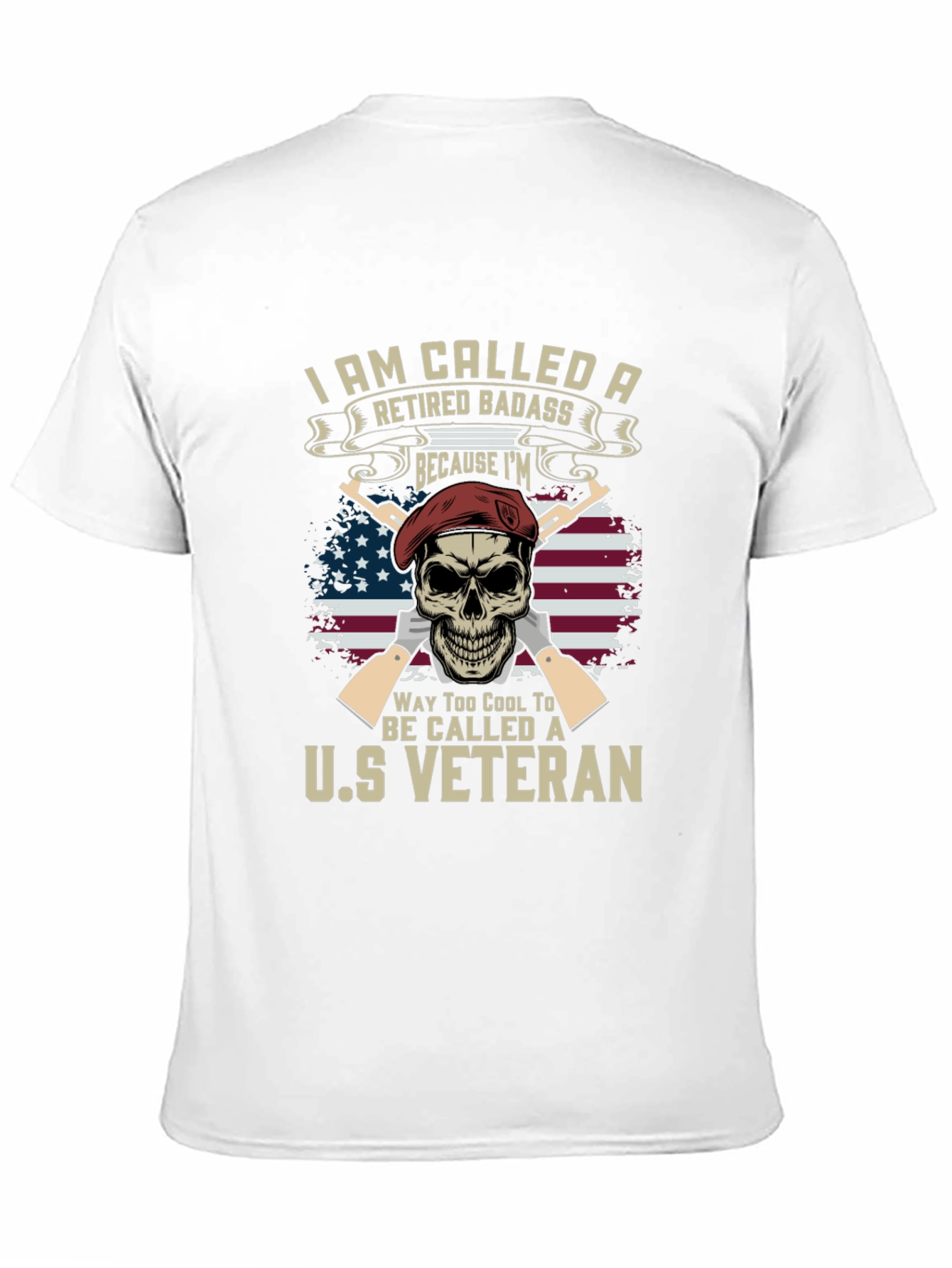 Retired Badass US Veteran T-Shirt