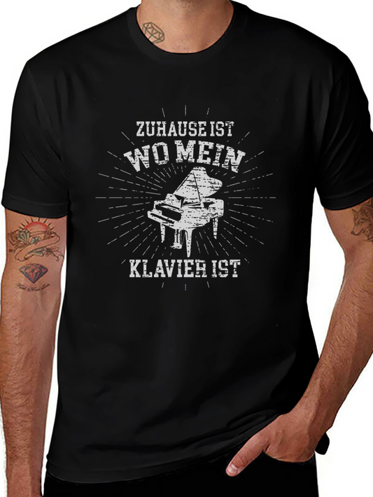 Piano T-Shirt - Home is Where My Piano Is