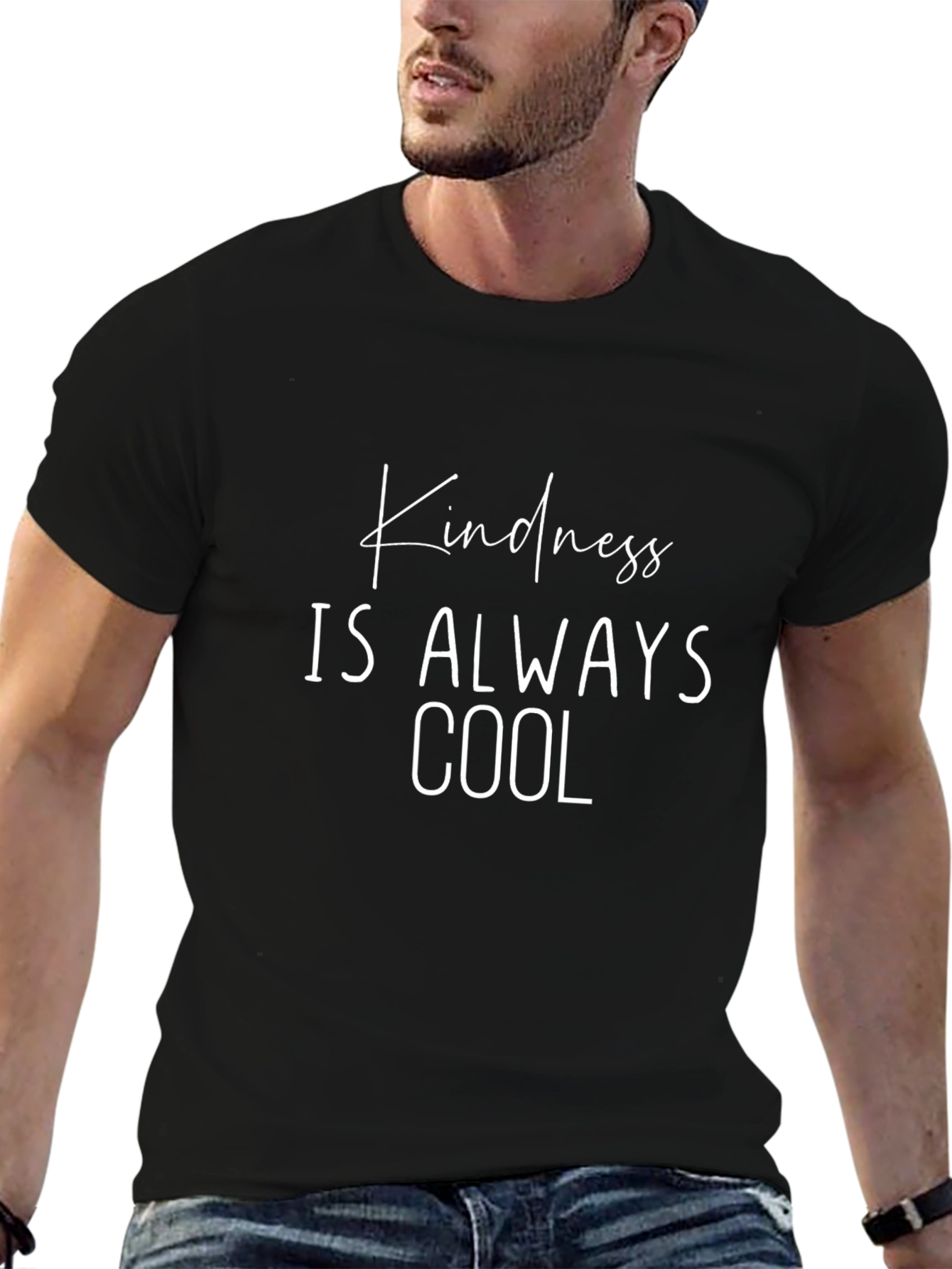 Kindness is Always Cool Black T-Shirt