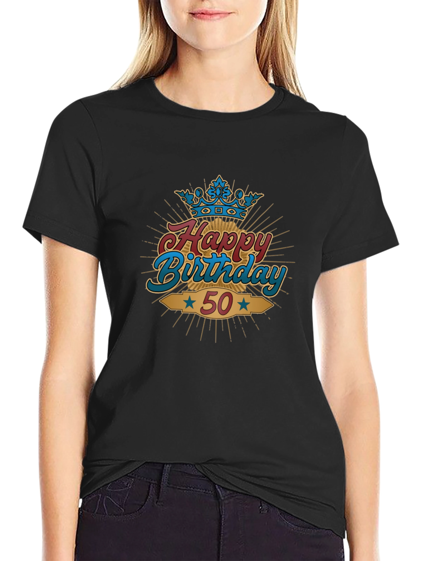 Happy 50th Birthday Graphic T-Shirt