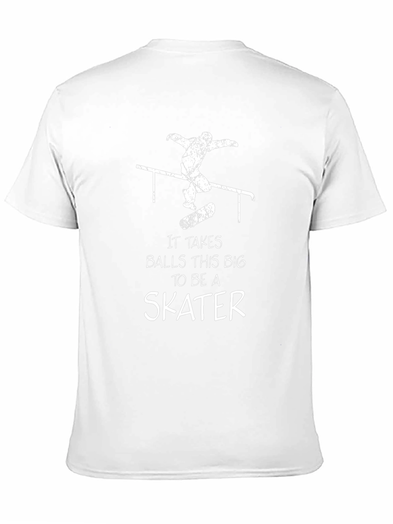 Skater T-Shirt: It Takes Balls This Big!