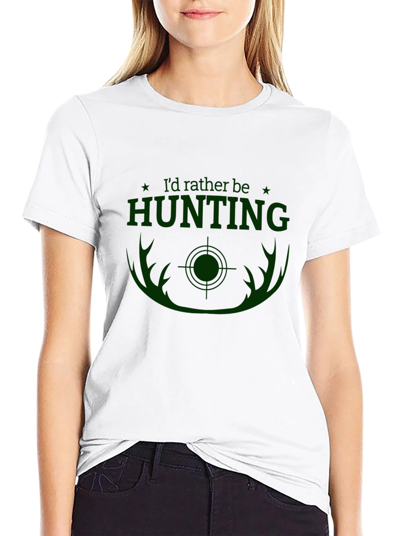 Hunting Graphic T-Shirt - Id Rather Be Hunting