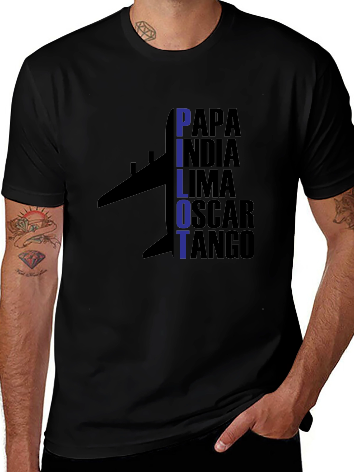 Pilot Airplane Graphic T-Shirt - Aviation Enthusiast Tee
