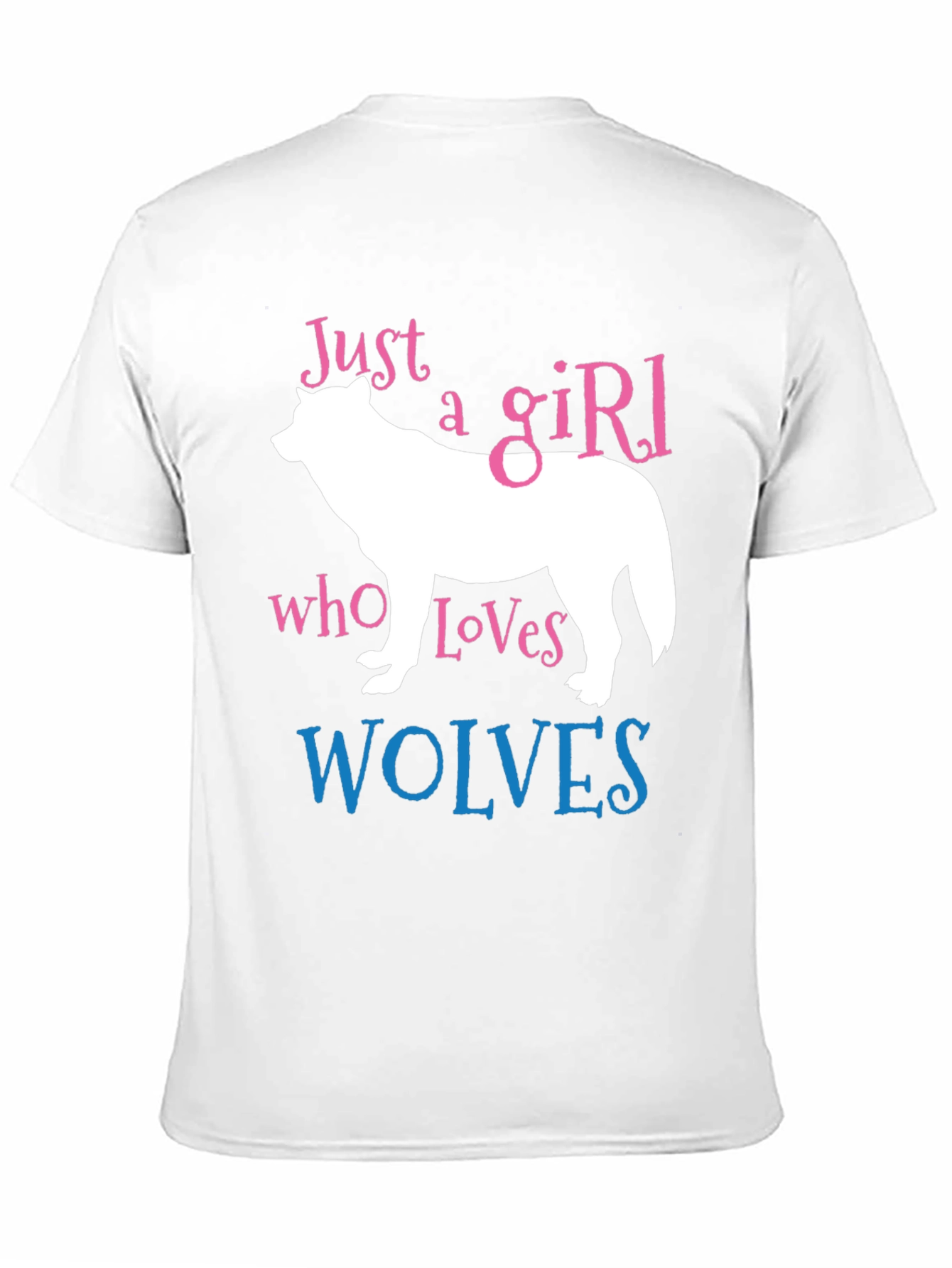Just a Girl Who Loves Wolves T-Shirt
