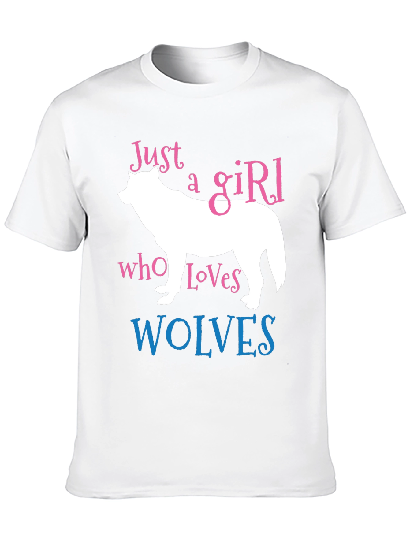 Just a Girl Who Loves Wolves T-Shirt
