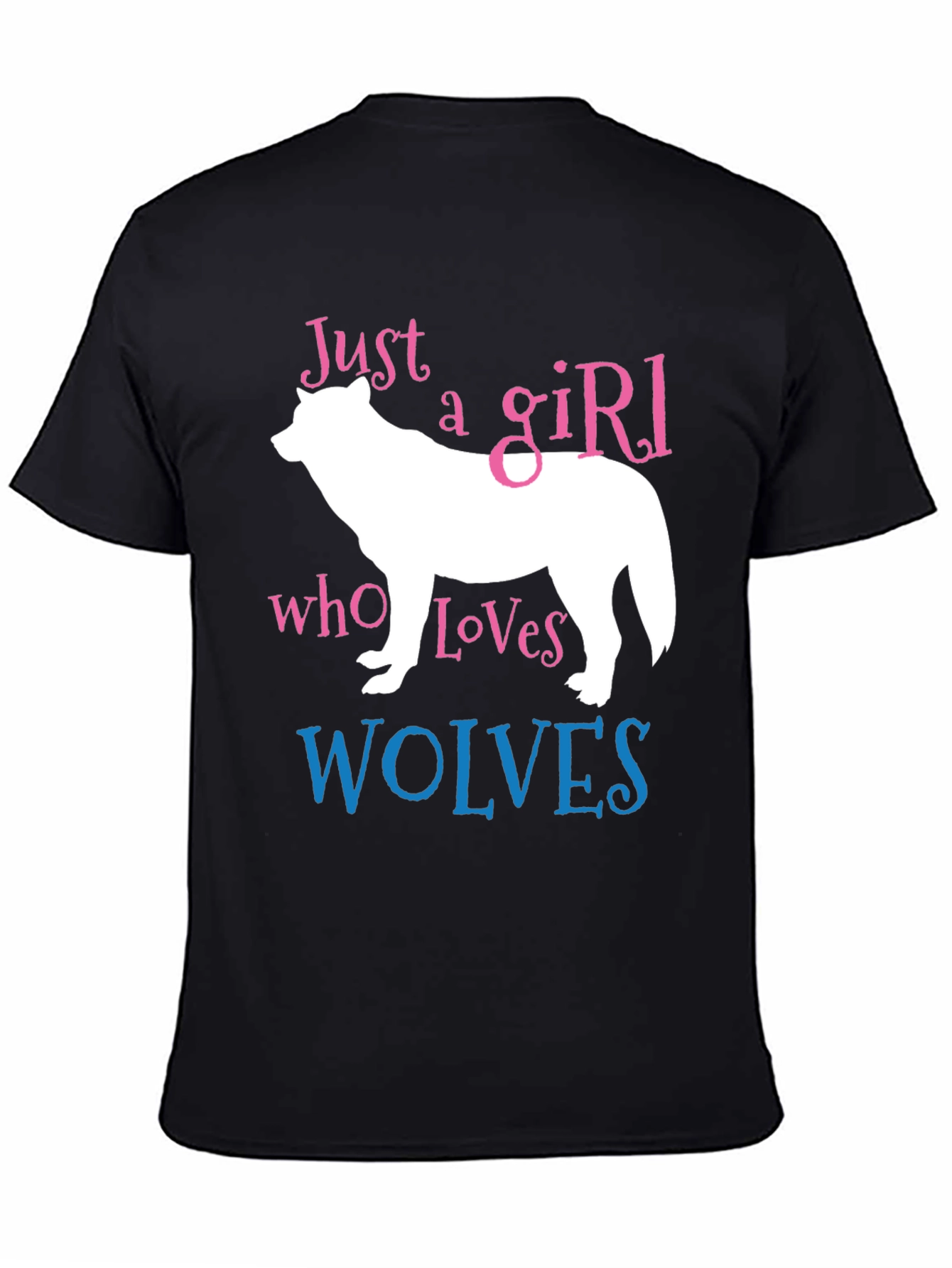 Just a Girl Who Loves Wolves T-Shirt