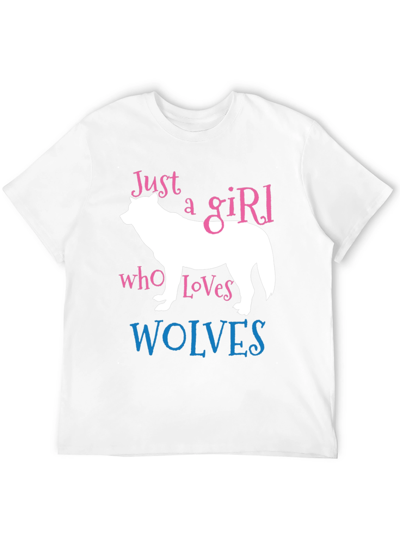 Just a Girl Who Loves Wolves T-Shirt