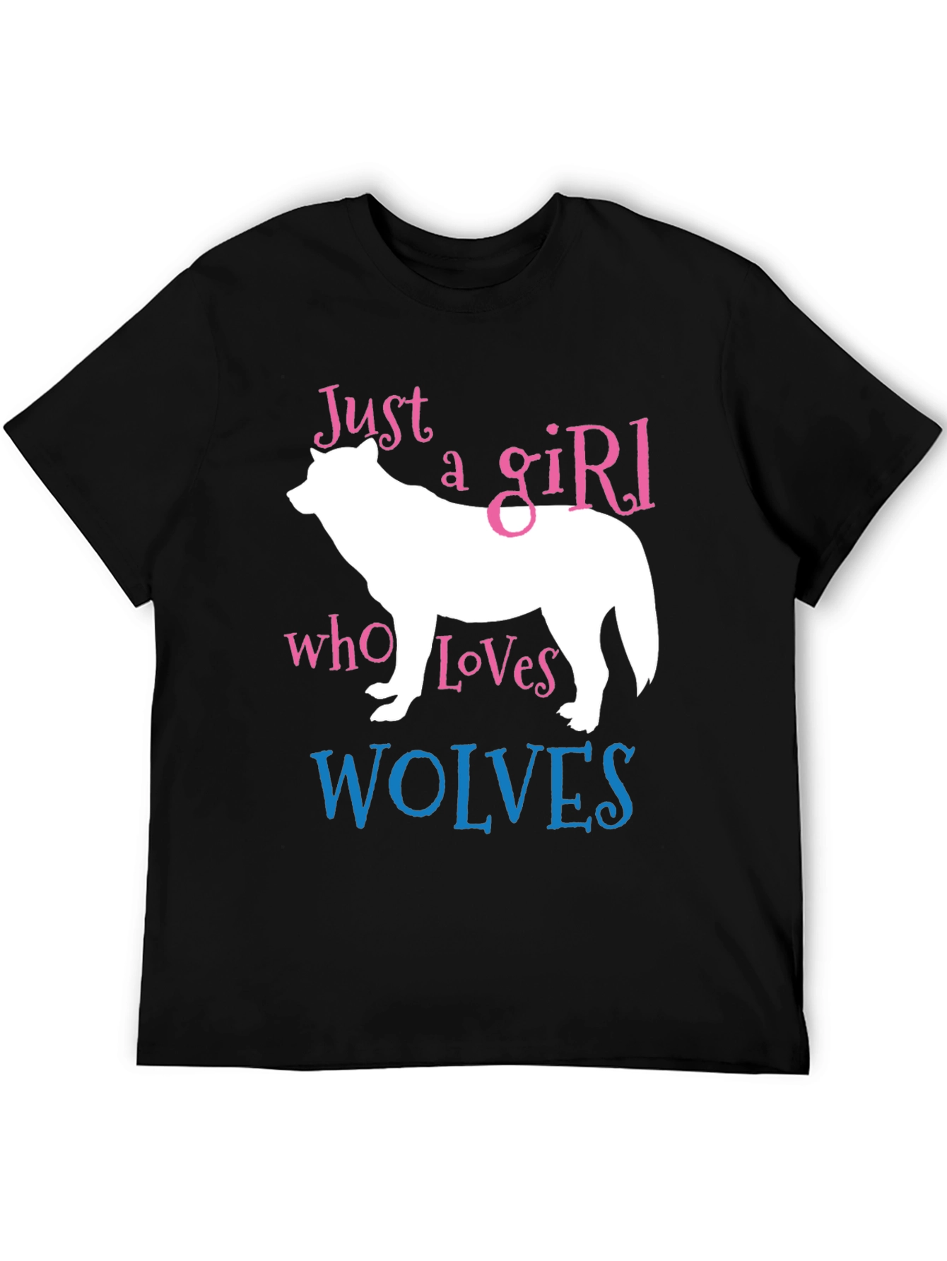 Just a Girl Who Loves Wolves T-Shirt