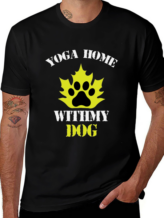 Yoga Home With My Dog Graphic Tee