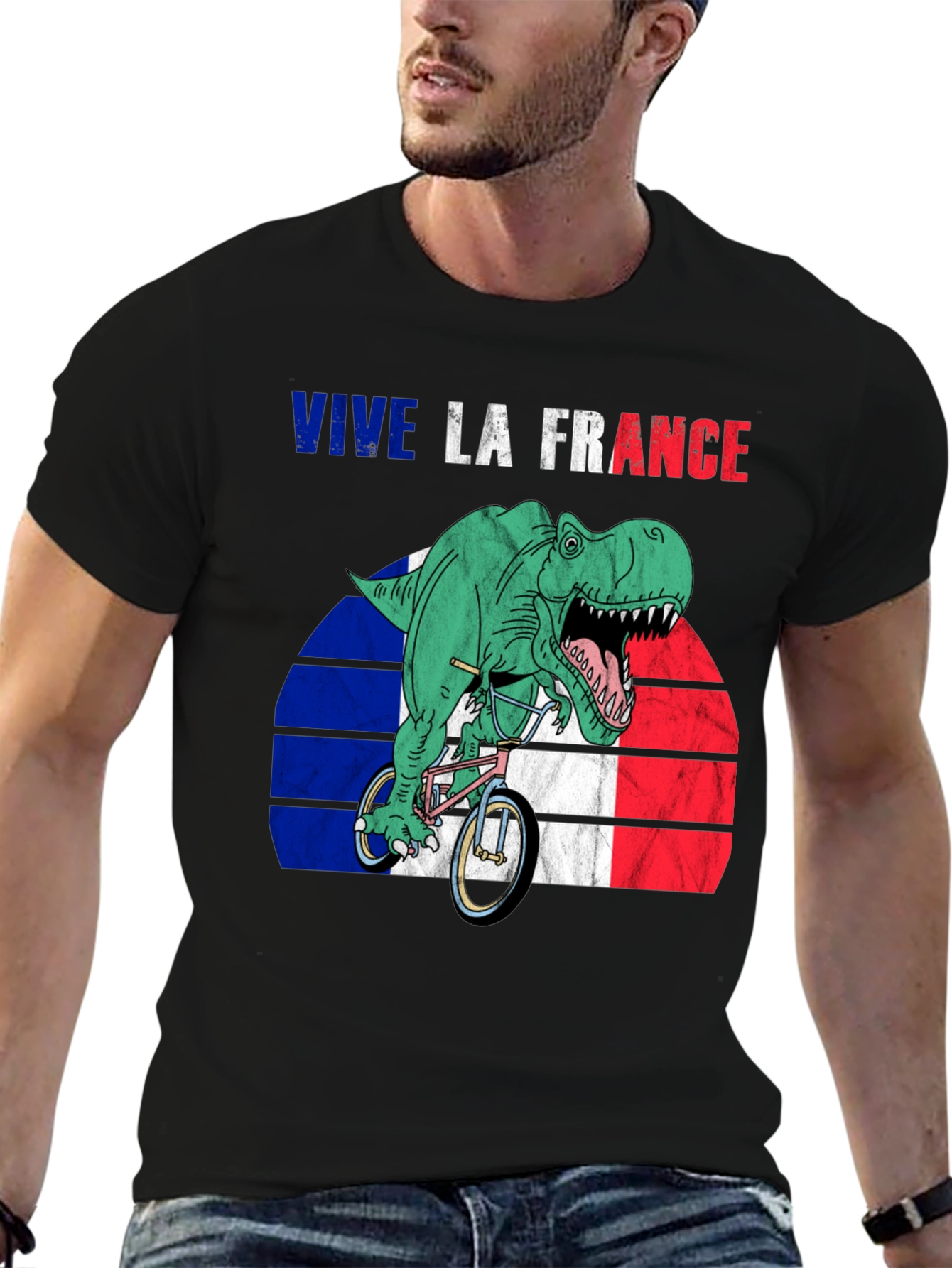 Vive La France T-Rex T-Shirt