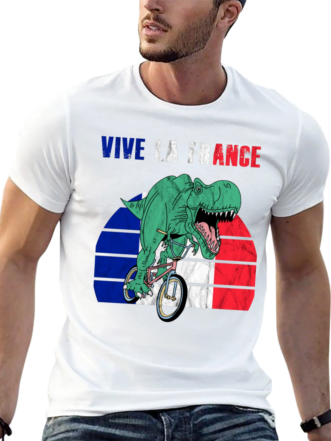 Vive La France T-Rex T-Shirt