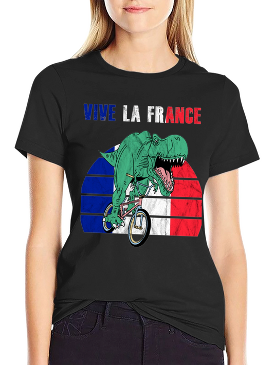 Vive La France T-Rex T-Shirt