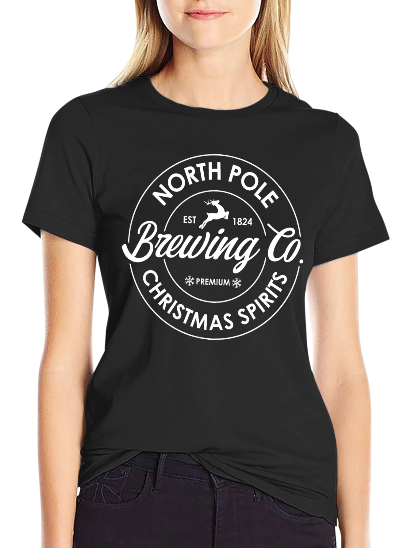North Pole Brewing Co. Christmas Spirits T-Shirt