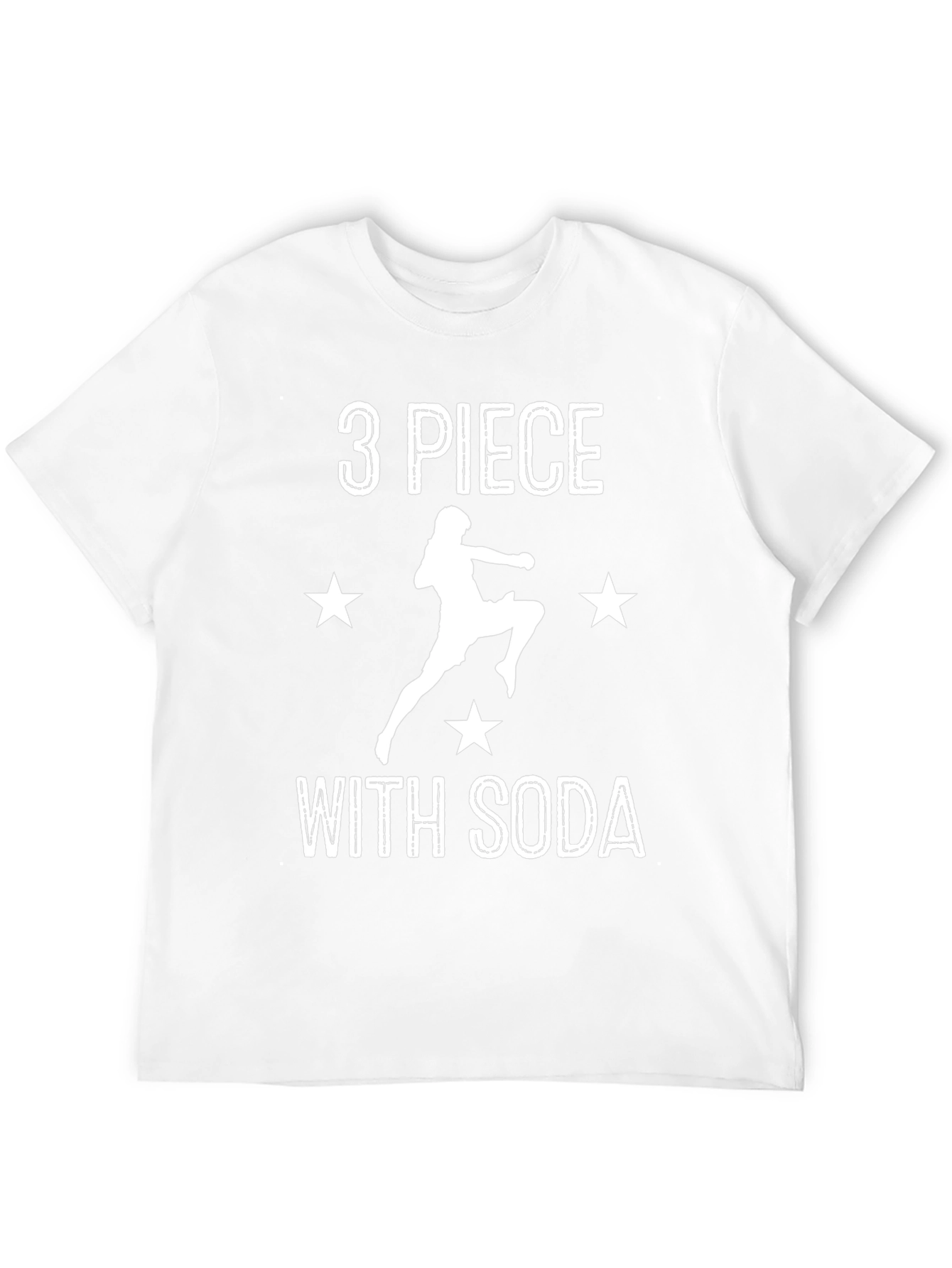 3 Piece With Soda Black Graphic Tee