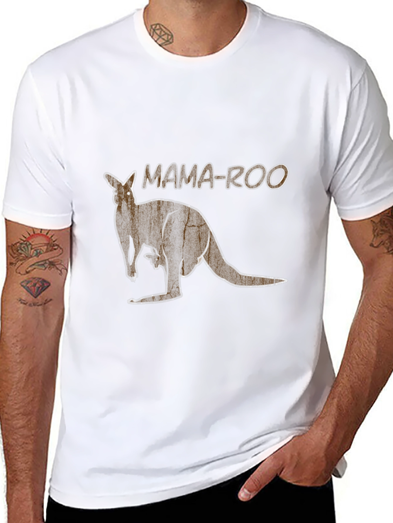 Mama-Roo Kangaroo Graphic Tee