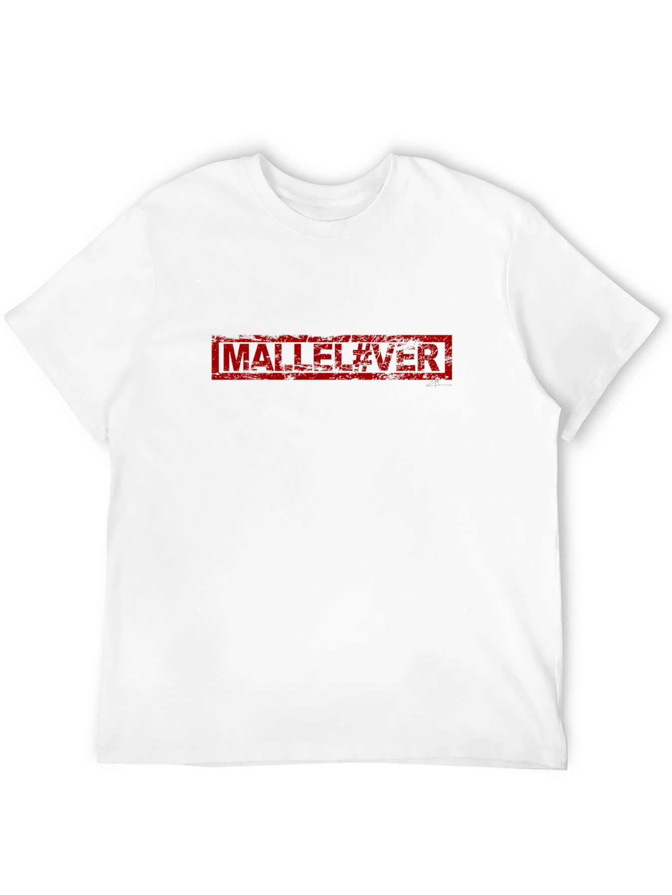 MALLEEL#VER T-Shirt - Soft Black Tee