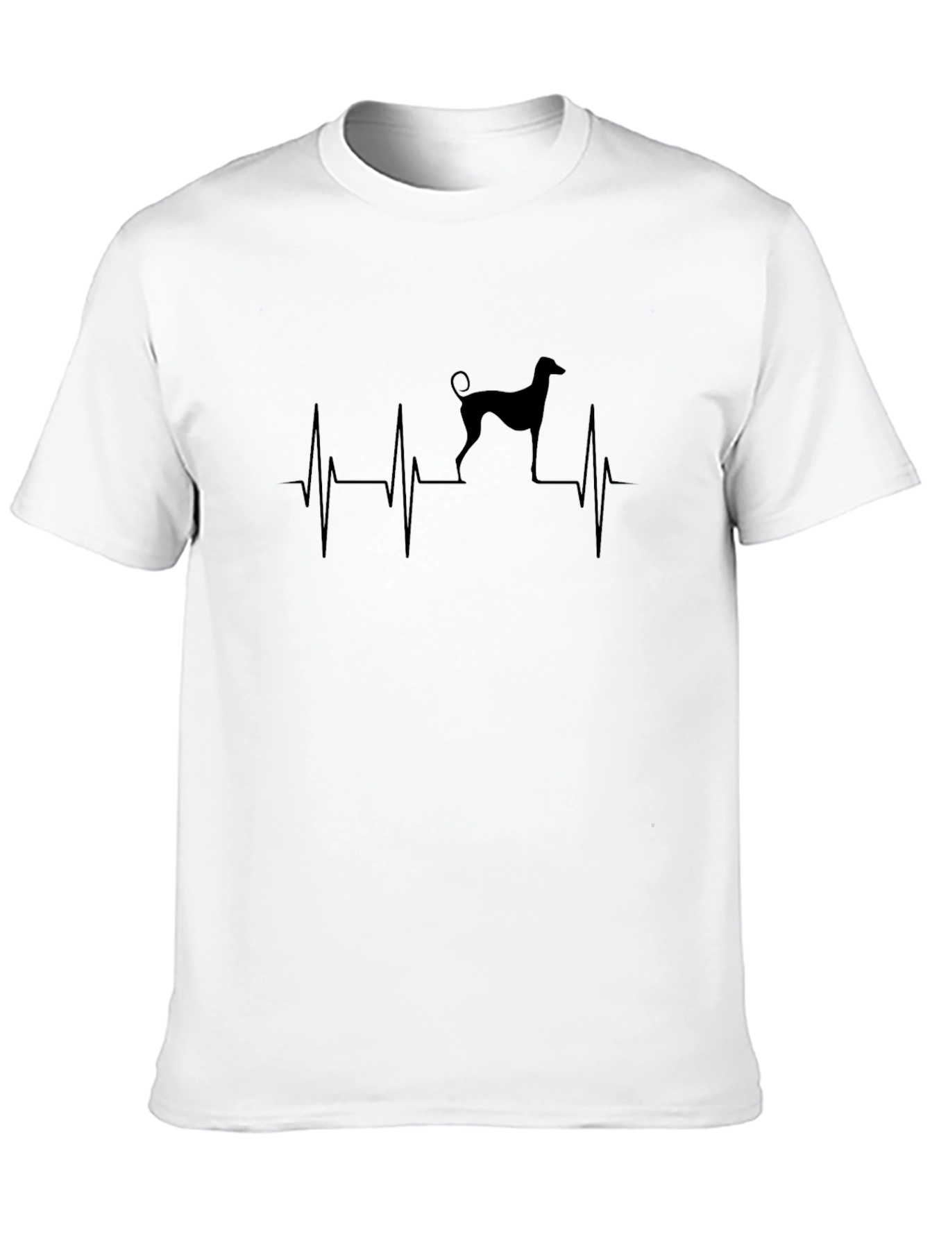 Greyhound Heartbeat T-Shirt - Stylish Dog Lover Tee